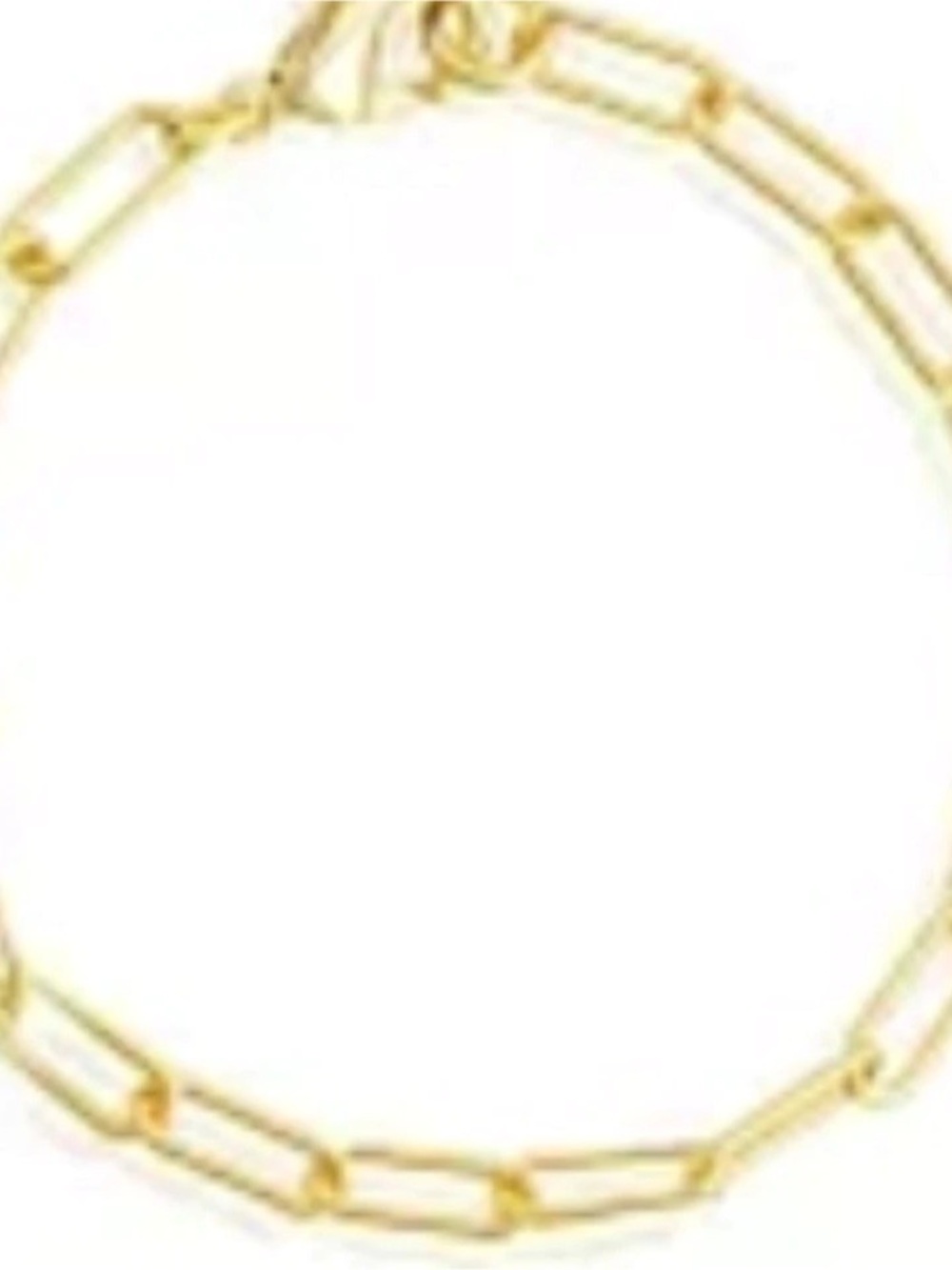 Adornia 14K Gold over stainless steel Chain Link Bracelet NWT